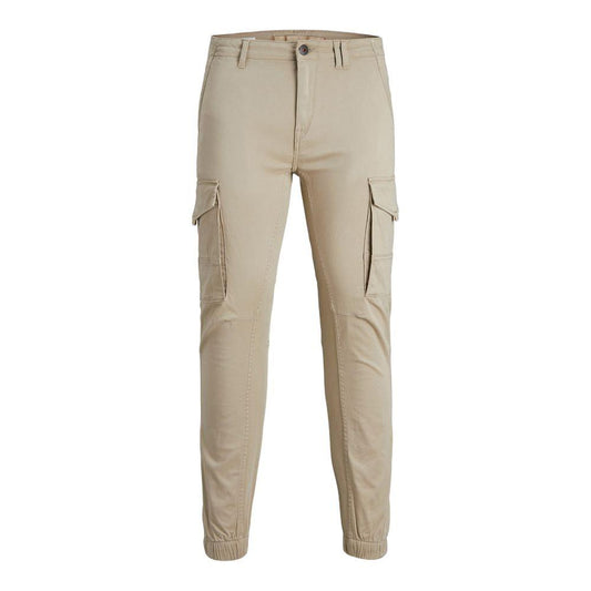 Jack Jones Beige Cotton Jeans & Pant Jack Jones Rosy Brown
