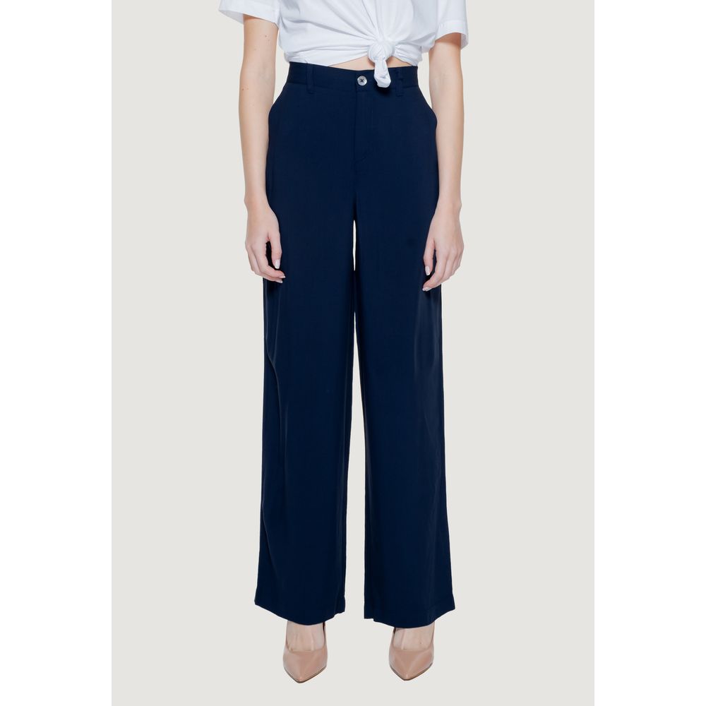 Street One Blue Viscose Pant