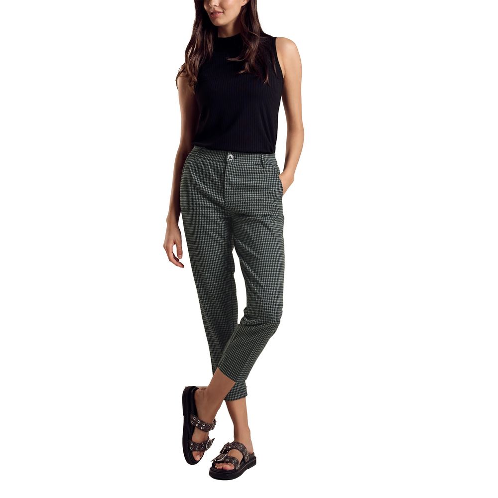 Street One Green Polyester Pant