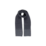 Pieces Gray Polyester Scarf PI-15566400153-ONE SIZE