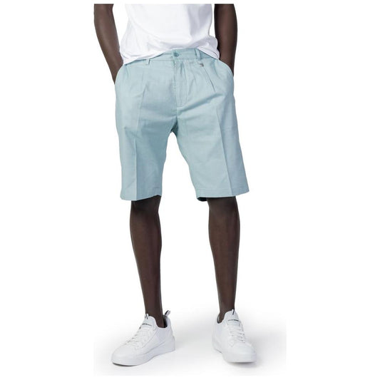 Antony Morato Green Cotton Short Antony Morato Light Gray
