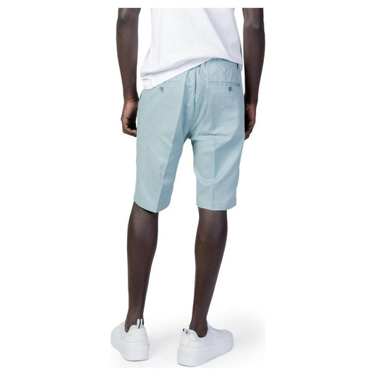 Antony Morato Green Cotton Short Antony Morato Light Gray