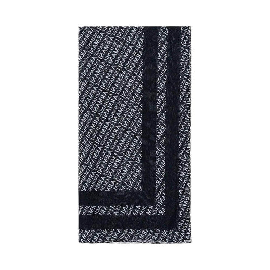 Armani Exchange Black Modal Scarf Armani Exchange Black