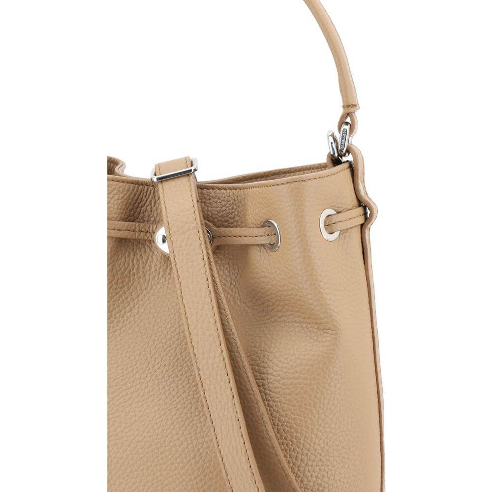 Front view with bag zipped and handles upright.