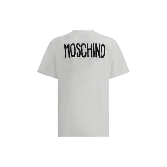Moschino T-Shirt with text Moschino Light Gray