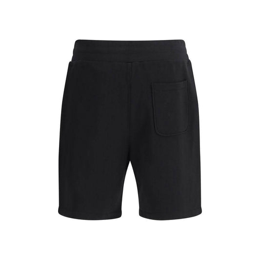 Moschino Logo Sweatpants Shorts Moschino Black