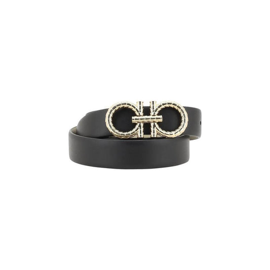 Ferragamo Gancini reversible Belt Ferragamo Dark Slate Gray