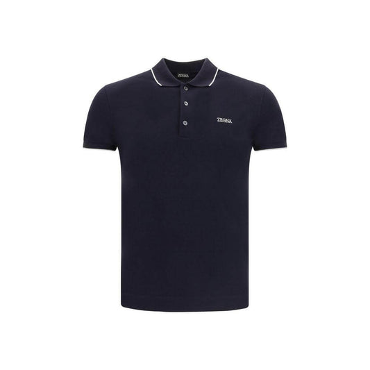 ZEGNA Polo Shirt ZEGNA Dark Slate Gray