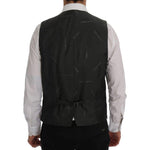 Dolce & Gabbana Gray STAFF Wool Stretch Vest SIG60350-1
