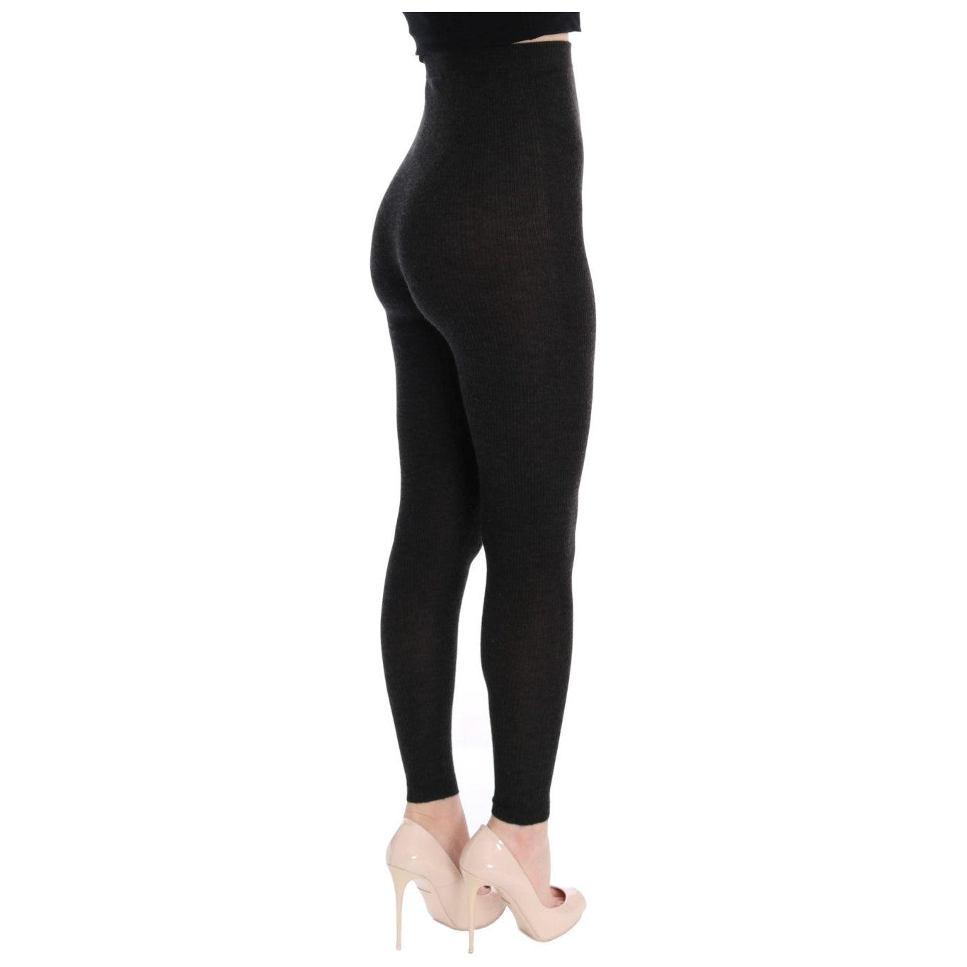 Dolce & Gabbana Gray Cashmere Stretch Tights SIG10012-4