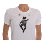 Dolce & Gabbana Sequined Fairy Tale Cotton T-Shirt Dolce & Gabbana Gray