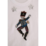 Dolce & Gabbana Sequined Fairy Tale Cotton T-Shirt Dolce & Gabbana Light Gray