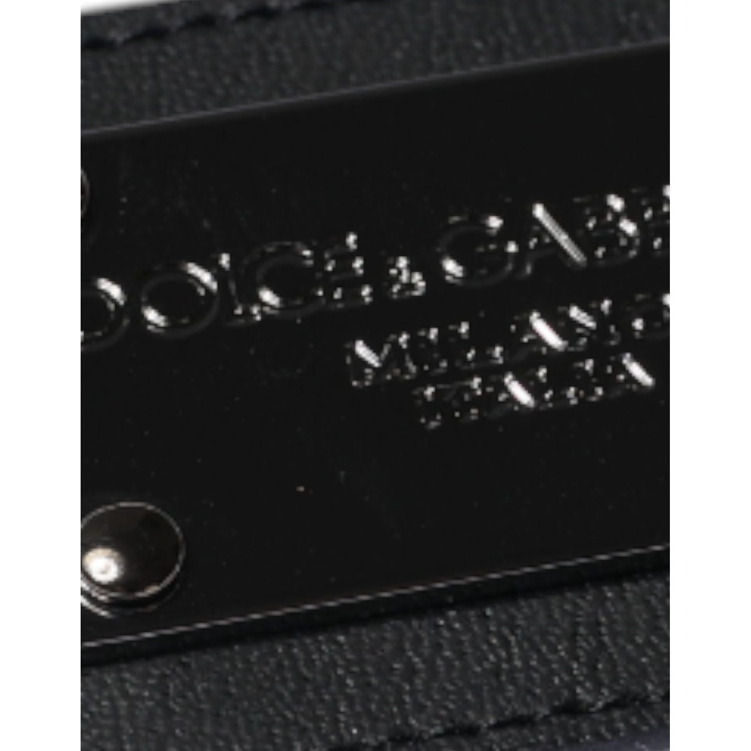 Dolce & Gabbana White Cotton Logo Plaque Collared Polo T-shirt