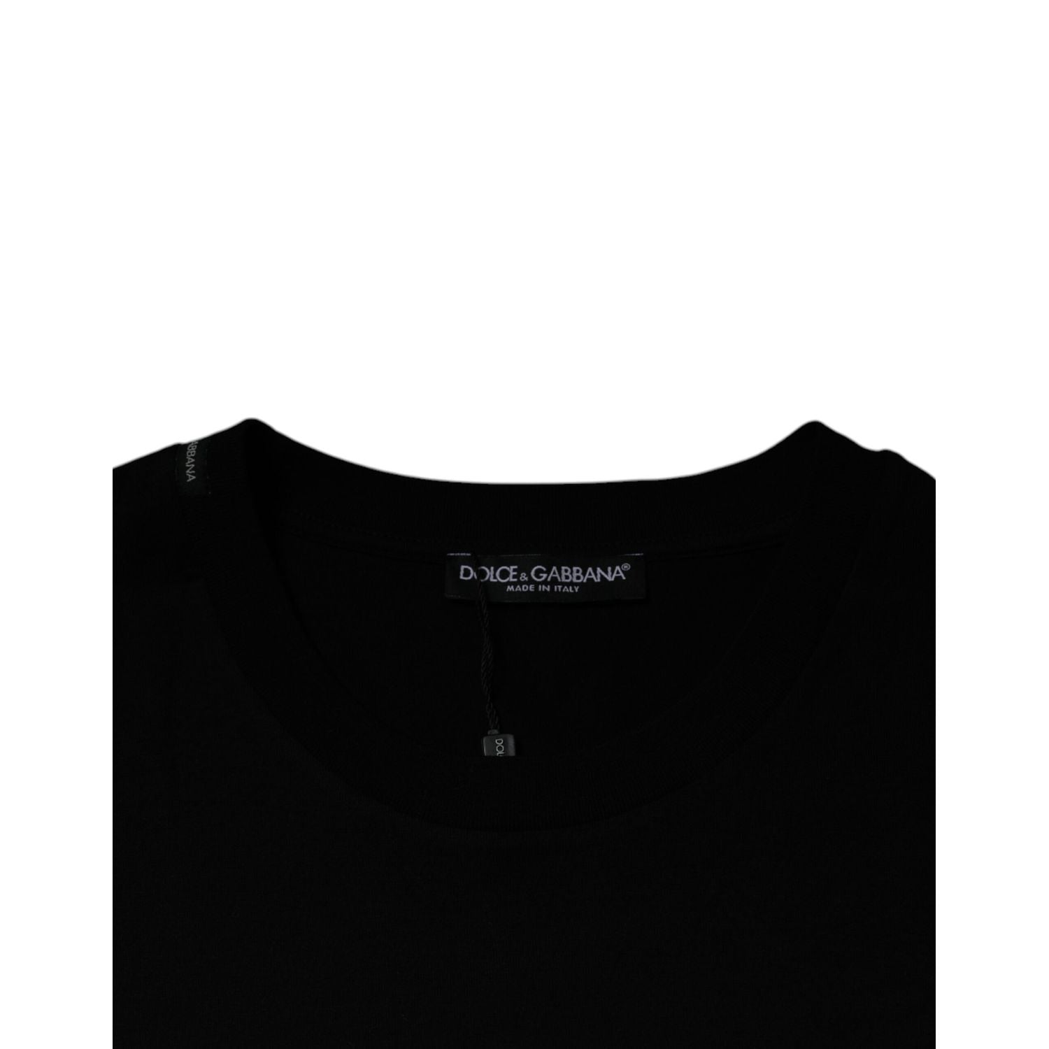 Dolce & Gabbana Black Crew Neck Short Sleeve T-shirt