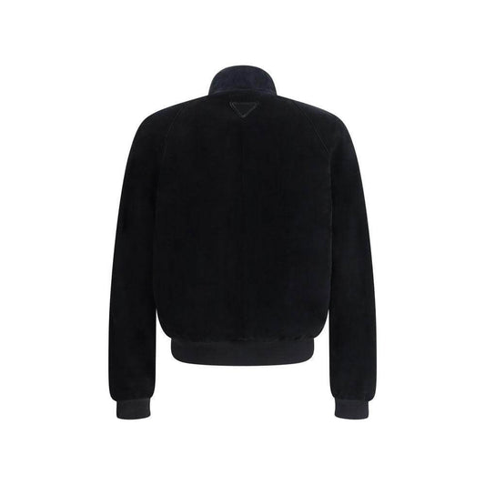 Prada Suede Bomber Men Jacket