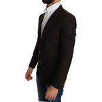 Dolce & Gabbana Brown Wool SICILIA Jacket Coat Blazer JKT2194-1