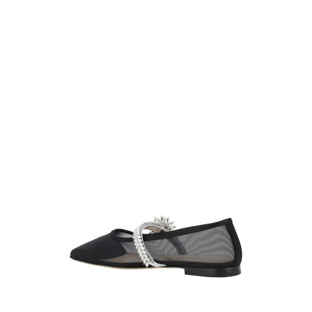 MACH & MACH Lotus Flower Ballerinas MA-R25S091310NETB17BLACK-EU41/US11