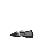 MACH & MACH Lotus Flower Ballerinas MA-R25S091310NETB17BLACK-EU41/US11
