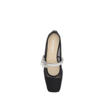 MACH & MACH Lotus Flower Ballerinas MA-R25S091310NETB17BLACK-EU41/US11