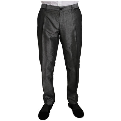 Dolce & Gabbana Gray Patterned MARTINI 2 Piece Suit Dolce & Gabbana