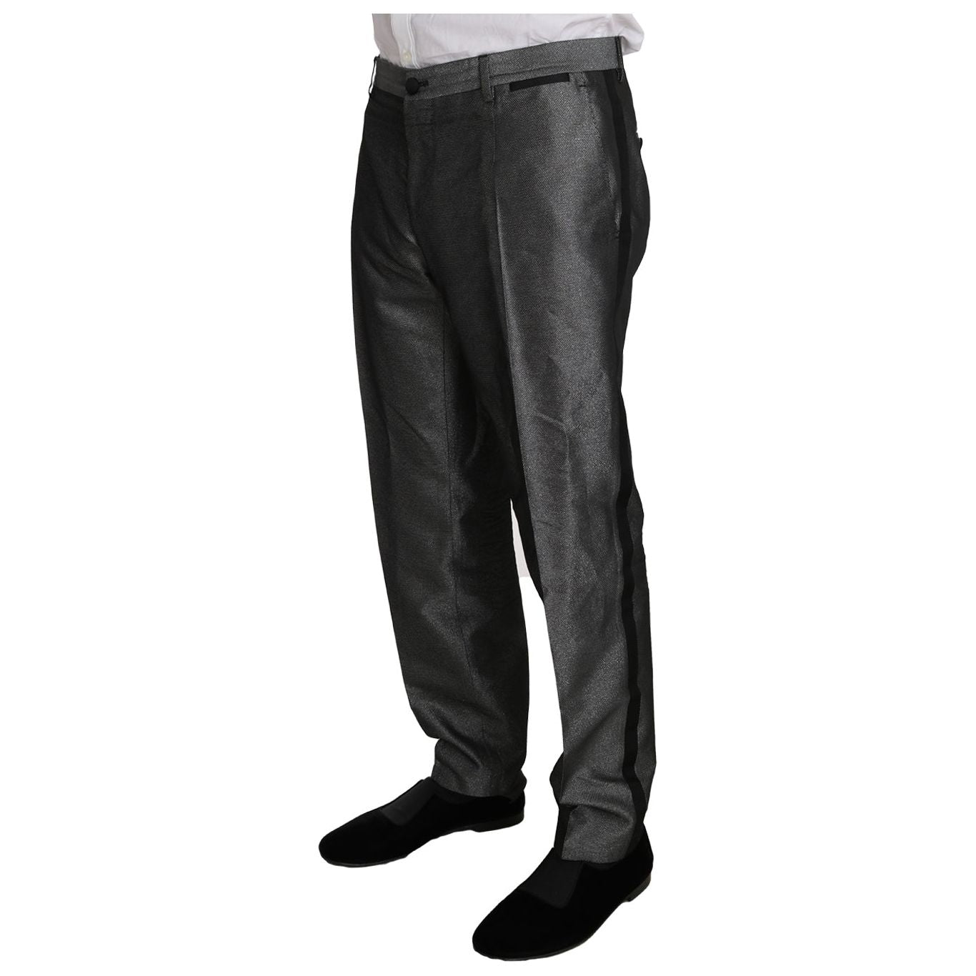 Dolce & Gabbana Gray Patterned MARTINI 2 Piece Suit Dolce & Gabbana