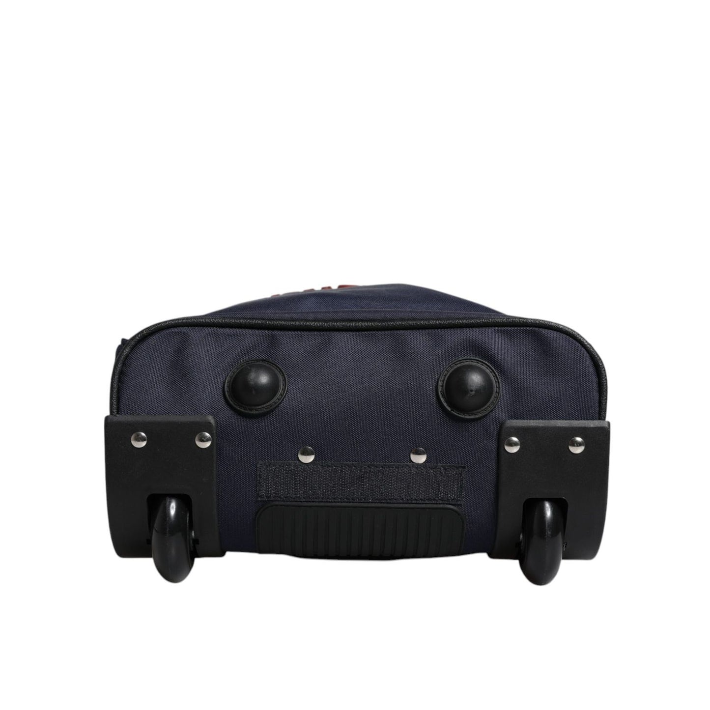 Dolce & Gabbana Blue Red Polyester Kids Back Pack Wheel Suitcase Bag