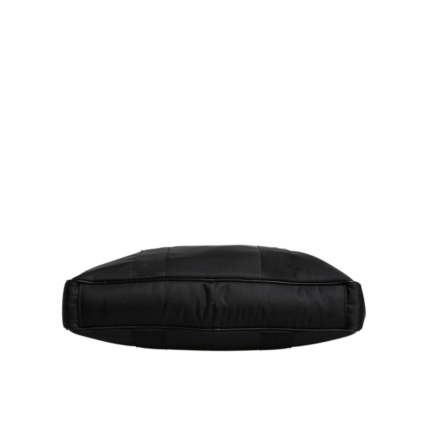 Dolce & Gabbana Black Logo Plaque Double Handle Messenger Bag