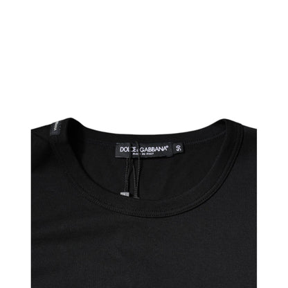 Dolce & Gabbana Blue Crown Crew Neck Short Sleeves T-shirt