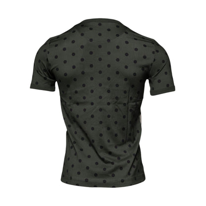 Dolce & Gabbana Gray Sicilia Cotton Crew Neck T-shirt