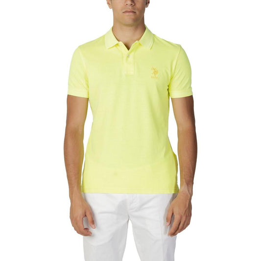 U.S. POLO ASSN. Yellow Cotton Polo Shirt