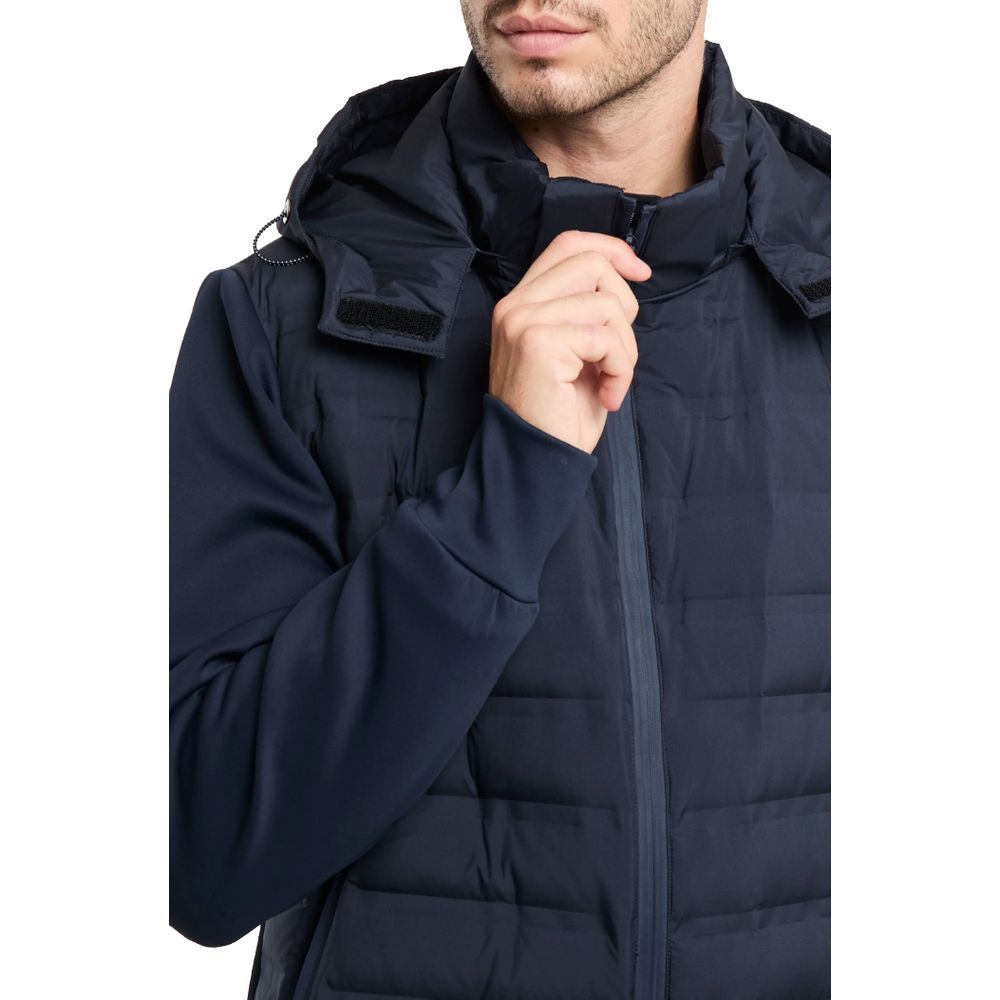 People Of Shibuya Blue Polyester Men Jacket