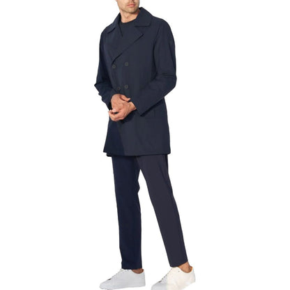 People Of Shibuya Blue Recycled Polyester Men Jacket