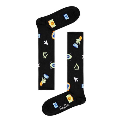 Happy Socks Black Cotton Sock