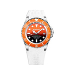Bobroff White Rubber Watch BOBF0004BNBFSTBAC