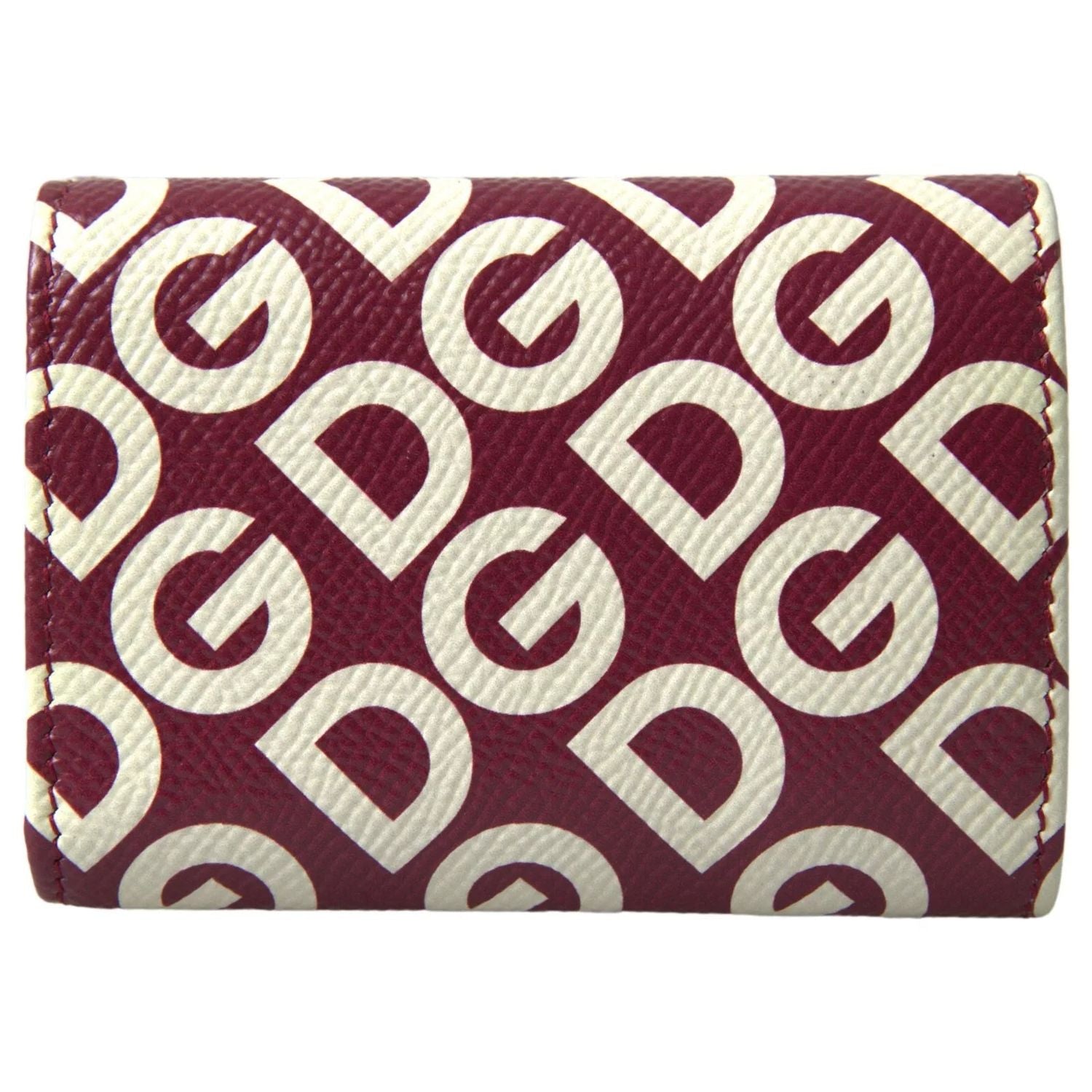 Dolce & Gabbana Multicolor DG Logo Mania French Flap Leather Wallet