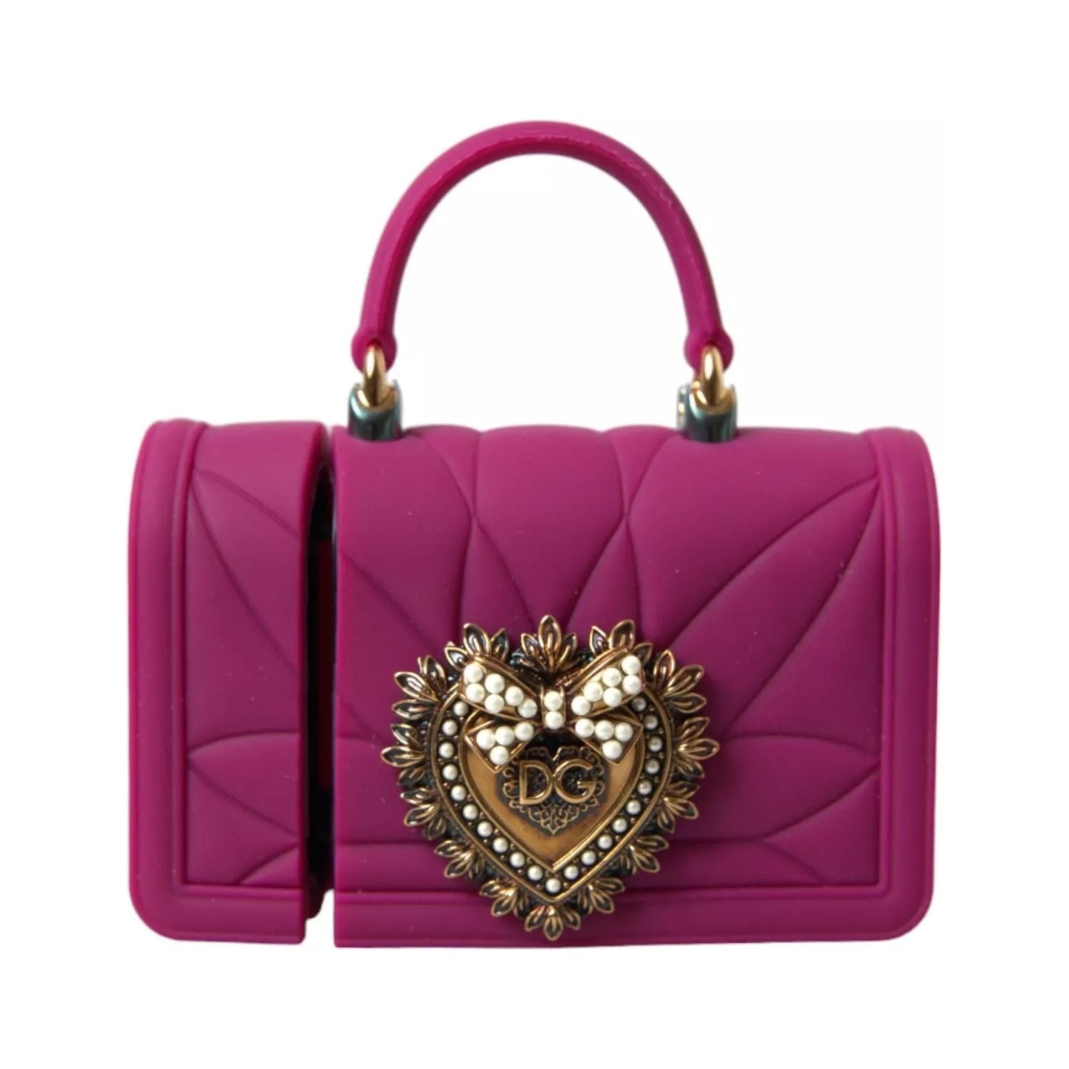 Front view with bag zipped and handles upright.