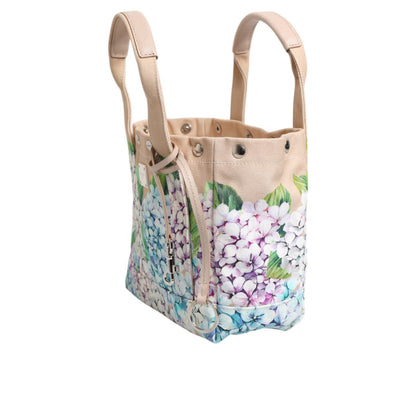 Dolce & Gabbana Multicolor Floral Canvas TANIA Top Handle Tote Bag