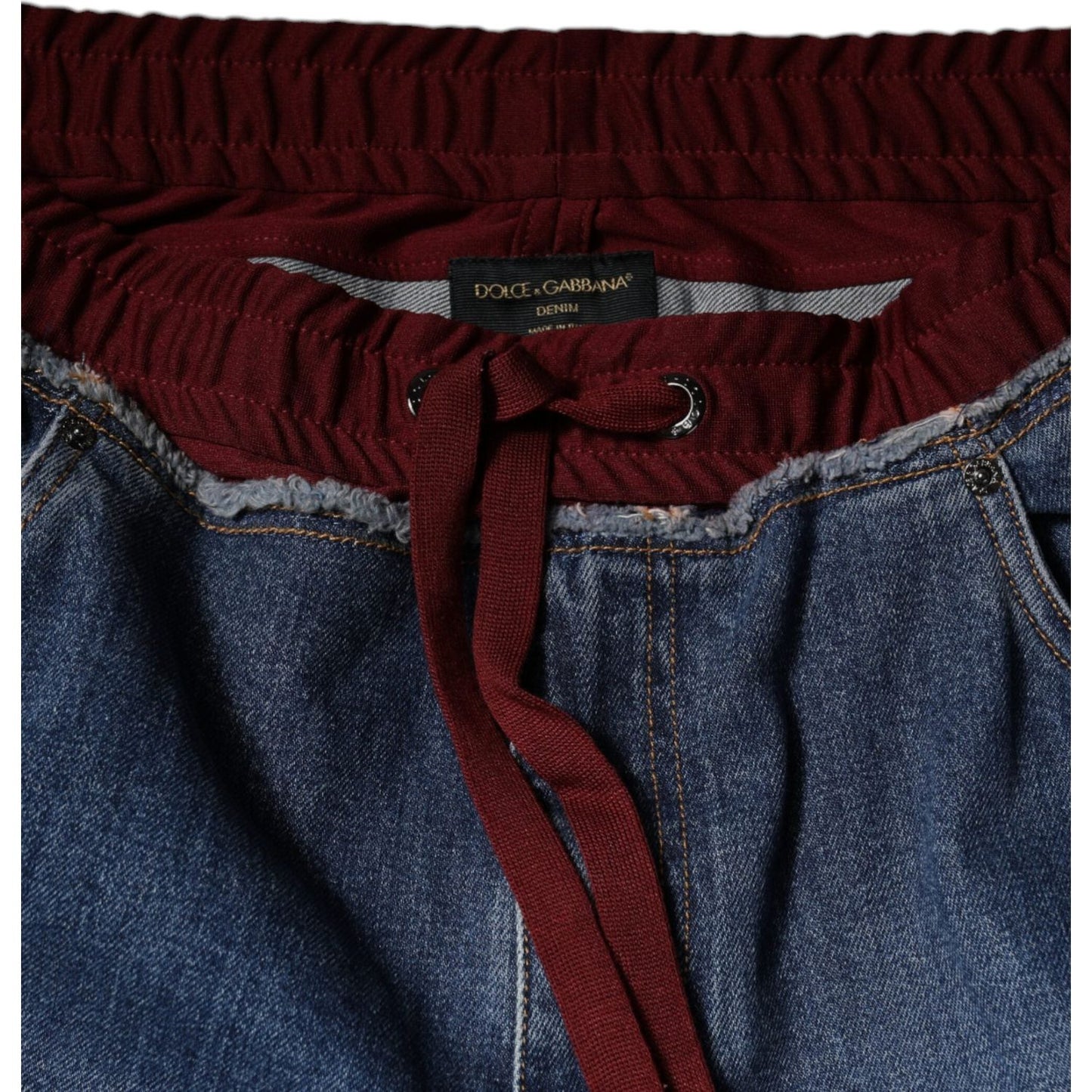 Dolce & Gabbana Blue Cotton Stretch Straight Denim Jeans PAN75909-54