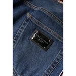 Dolce & Gabbana Blue Cotton Stretch Straight Denim Jeans PAN75909-54
