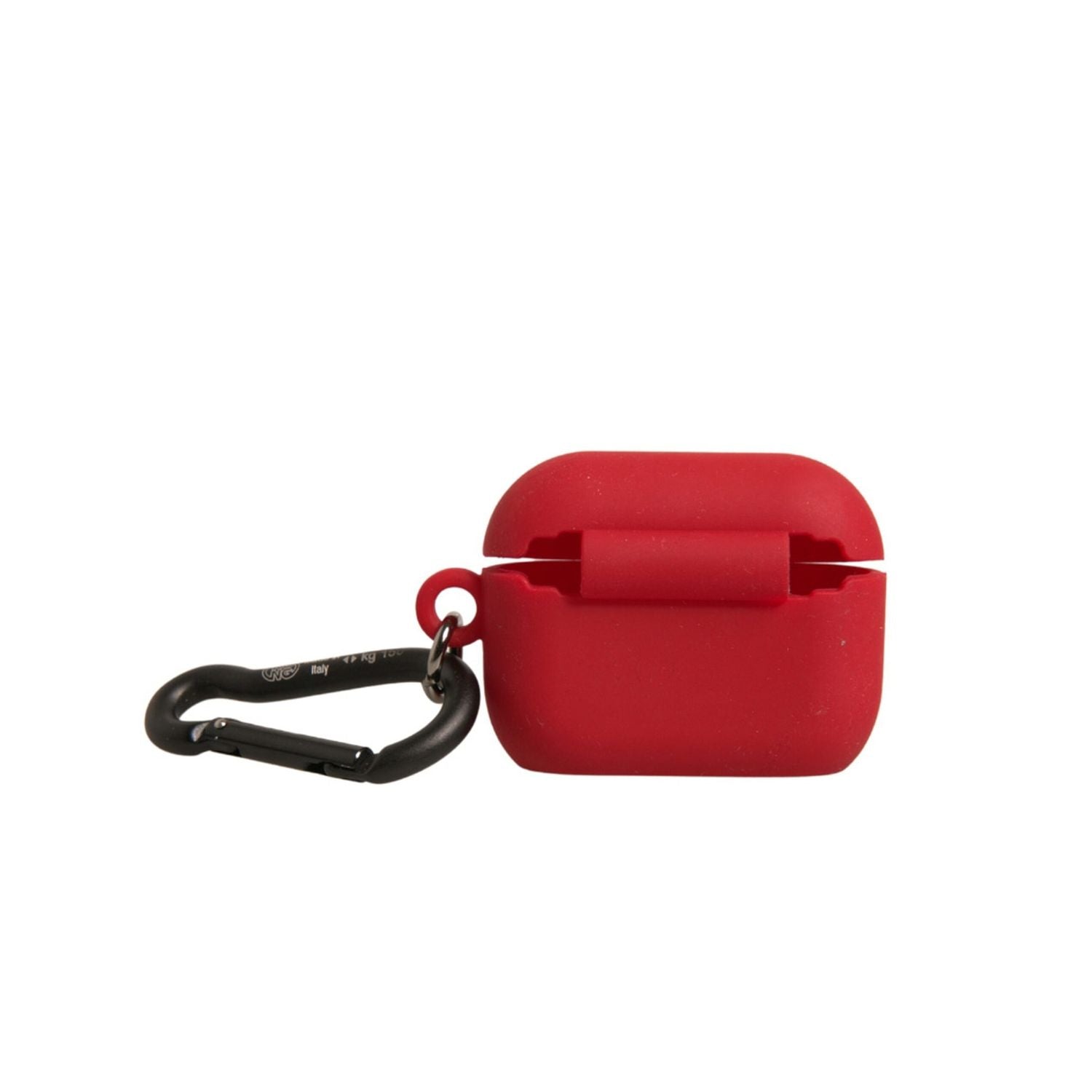 Dolce & Gabbana Red Silicone Rubber Logo Embossed Airpods Case