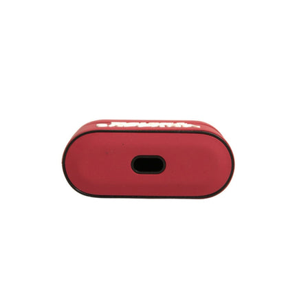 Dolce & Gabbana Red PVC Embossed Logo Plaque Holder Airpods Case