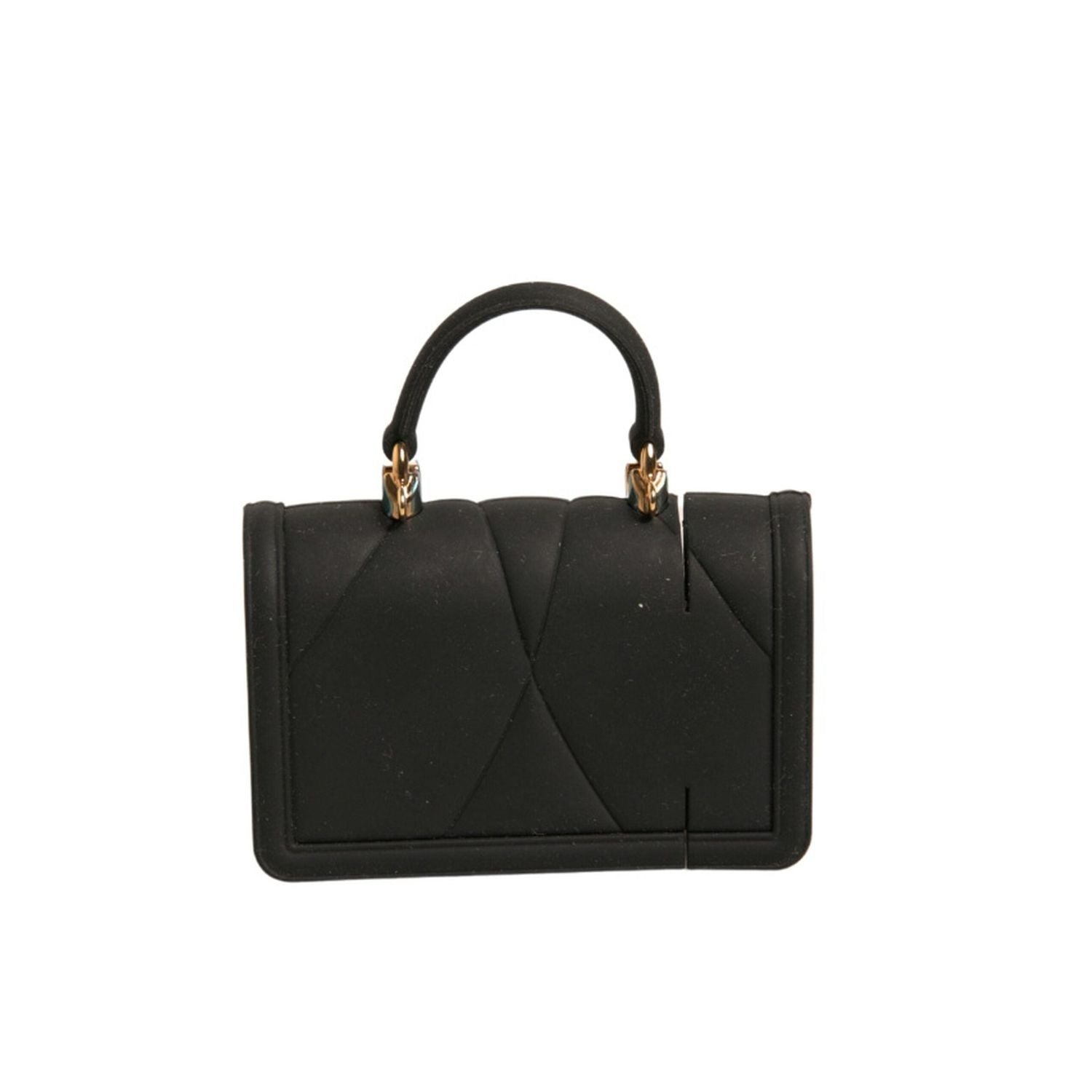 Front view with bag zipped and handles upright.