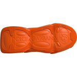 Dolce & Gabbana Orange Slip On Wave Socks Men Sneakers Shoes MV6969-44