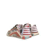 Dolce & Gabbana Multicolor Suede Fabric NS1 Sneakers Shoes