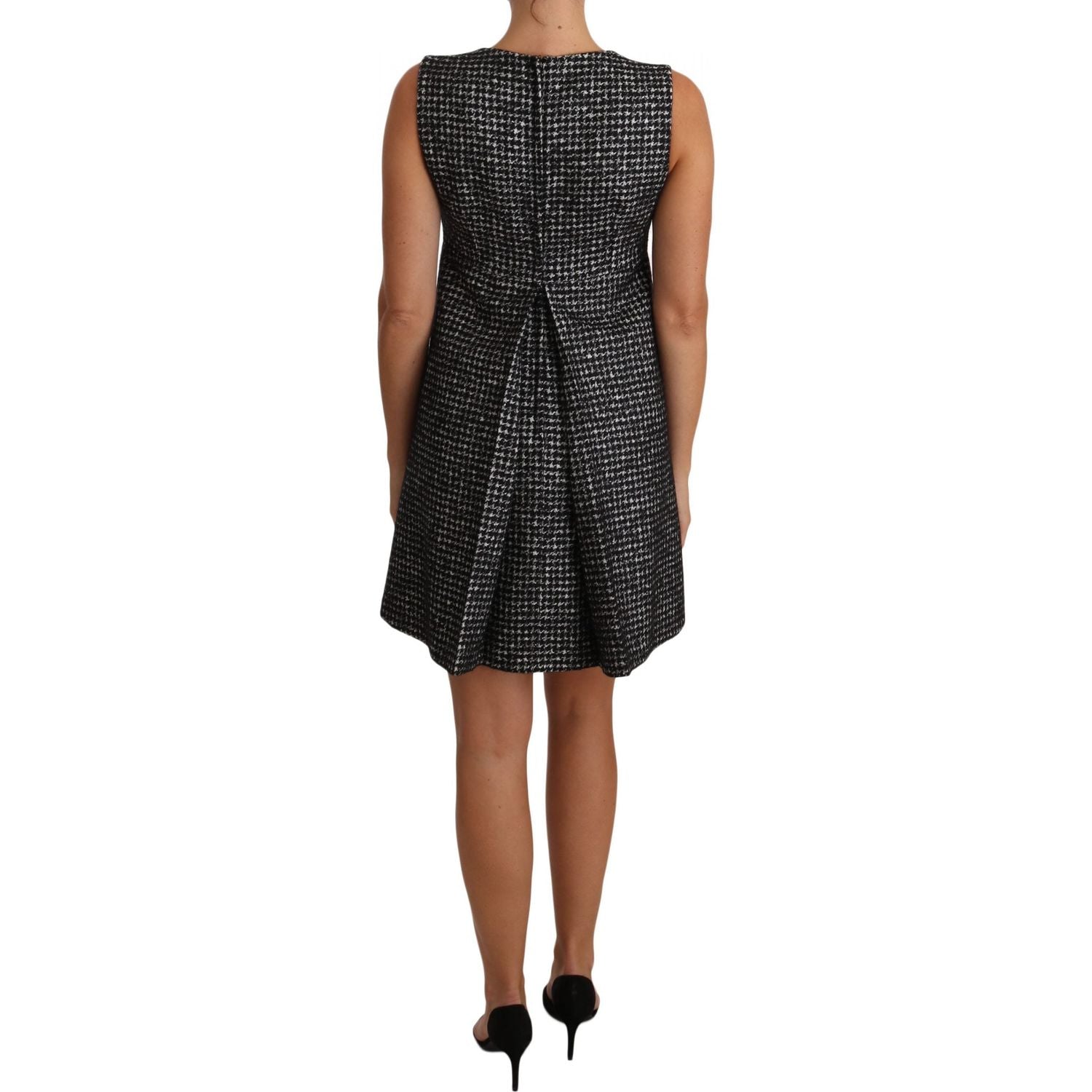 فستان Dolce &amp; Gabbana بنقشة زهور Houndstooth