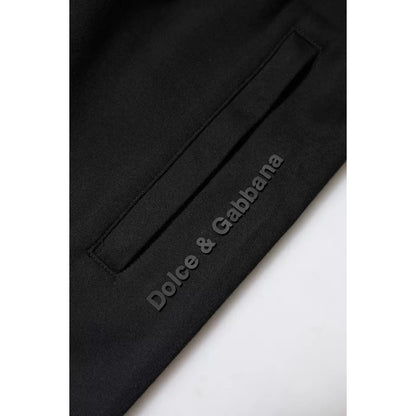 Dolce & Gabbana Black Cotton Jogger Jogging Pants