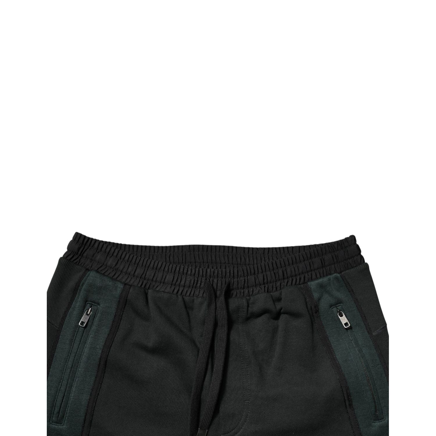 Dolce & Gabbana Black Cotton Blend Jogger Sweatpants Pants