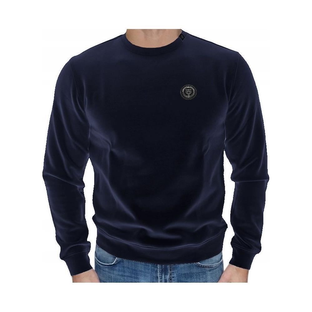 Plein Sport Blue Cotton Sweatshirt