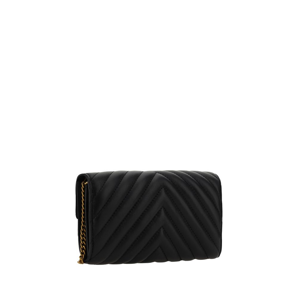 Front view with bag zipped and handles upright.