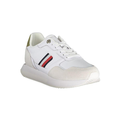 Tommy Hilfiger White Leather Women Sneaker